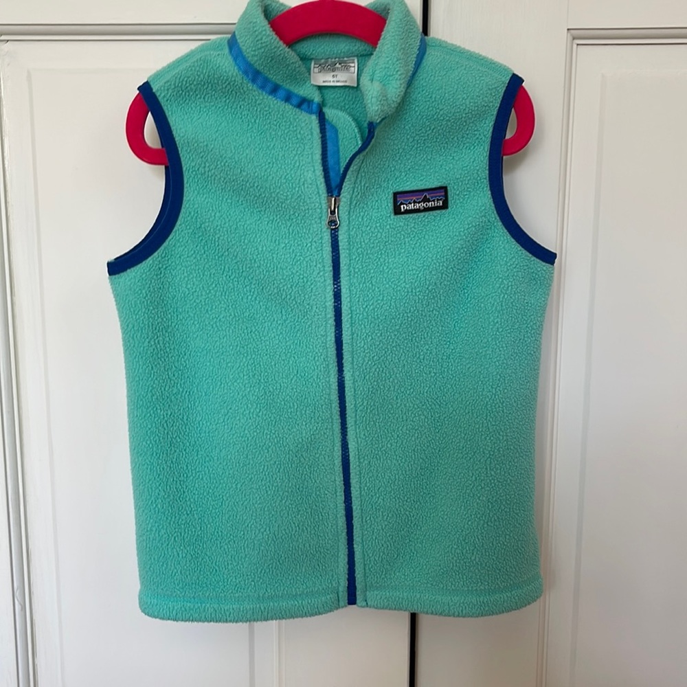 Patagonia kids fleece vest